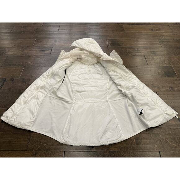 Lululemon Womens White Full Zip Hooded Another Mile Vest Jacket Size 12 $168 - Picture 6 of 10